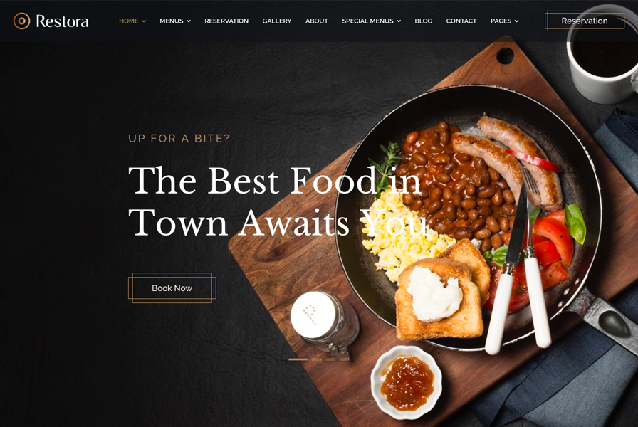 Restaurant Website design in toronto